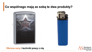 Obrona ceny- porównanie